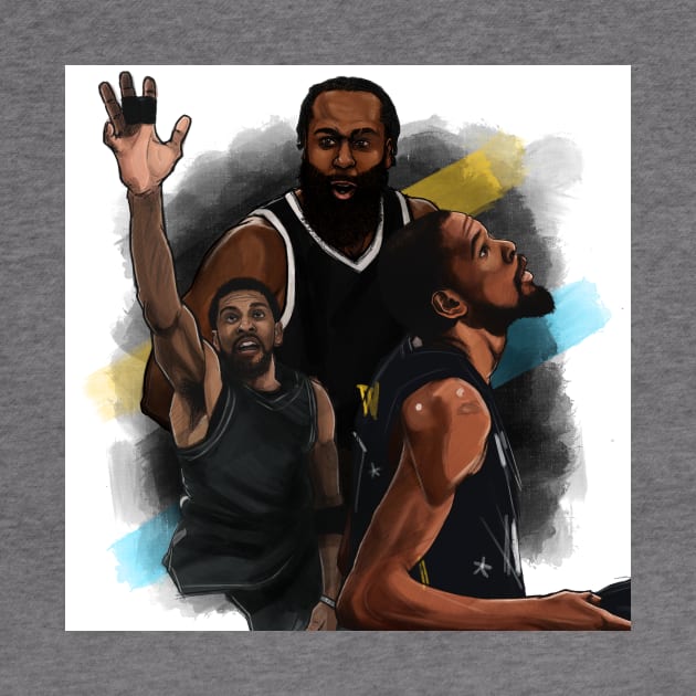 Brooklyn Nets by tea rent illustrations